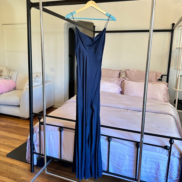 cult gaia Dresses & Skirts - Bias Cut Silk Dress Sz XS